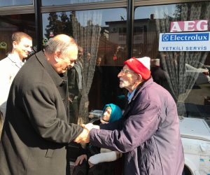 VASFİ BAŞKAN “İLÇEDE SIKMADIK EL, GİTMEDİK EV BIRAKMAYACAGIZ”