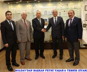 BOLDAV’DAN BAŞKAN FETHİ YAŞAR’A TEBRİK ZİYARETİ.!