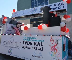 “EVDE KAL AŞKIM EREĞLİ” CANLI MÜZİK ARACI YOLLARDA