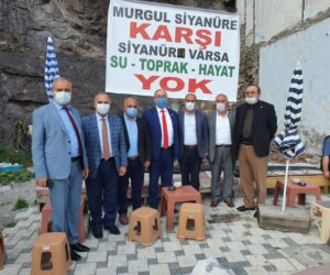 CHP LI BELEDIYE BAŞKANLARINDAN ‘MURGUL’DAKİ SİYANÜRE HAYIR’ KAMPANYASINA TAM DESTEK