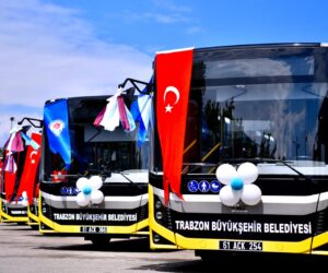 TRABZON BÜYÜKŞEHİR ULAŞIM FİLOSUNU GÜÇLENDİRİYOR