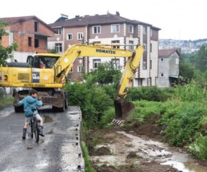 KDZ. EREĞLİ BELEDİYESİ, SU TAŞKINLARINA KARŞI ÖNLEM  ALIYOR