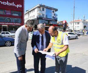 İSTASYON CADDESİ’NDE ALTYAPIYA NEŞTER