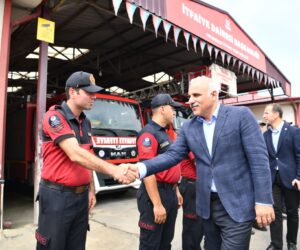 TRABZON BÜYÜKŞEHİR İTFAİYESİ ARAÇ FİLOSUNU GÜÇLENDİRDİ