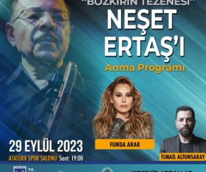 NEŞET ERTAŞ VEFA KONSERİYLE ANILACAK