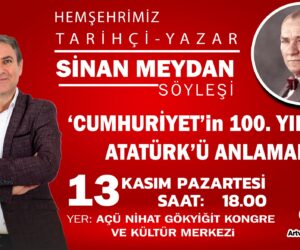 TARİHÇİ YAZAR ARTVİNLİ SİNAN MEYDAN ARTVİN’E GELİYOR