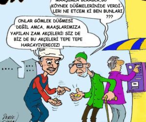 Emekliler zor durumda ! Şerif Cihan’ın çizgileriyle….