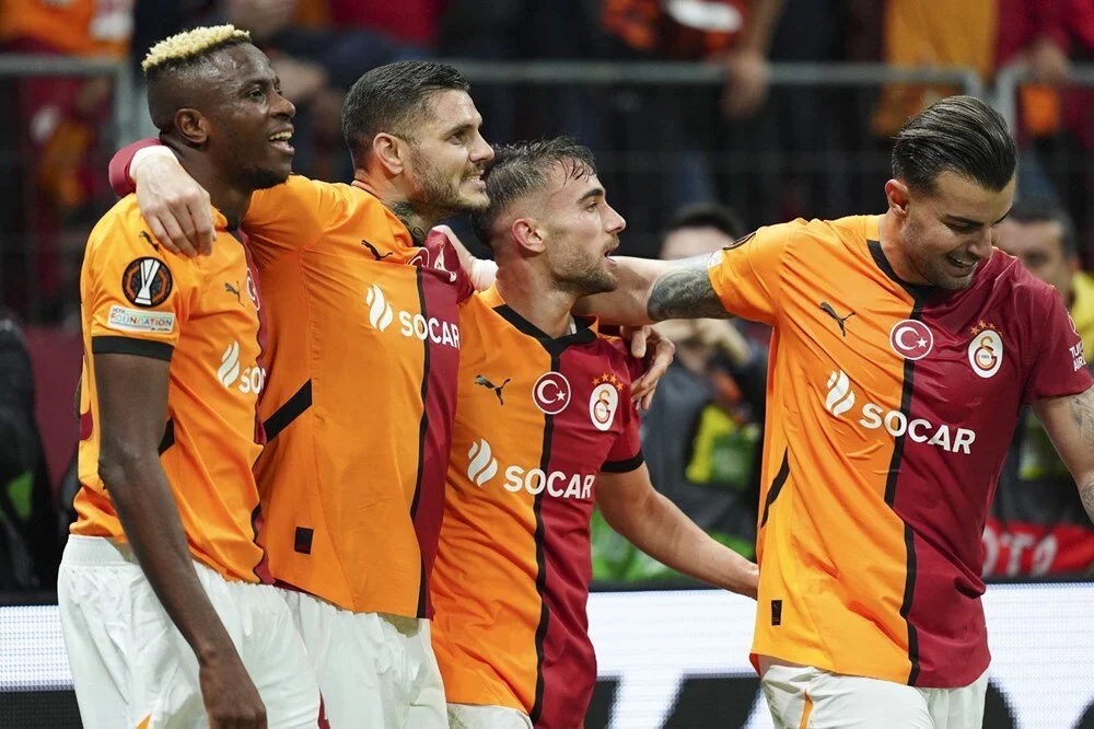 Galatasaray Avrupa da da  göz kamaştırıyor:3-2